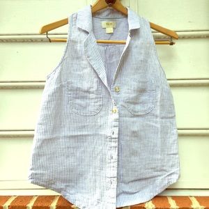 Maeve Striped Button Up